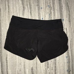 Lululemon Speed Shorts - 4 way stretch - Black